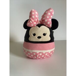 Super Cute MINNIE MOUSE Squishmallow by Kellytoy 8" DISNEY Plush Stuffed Animal